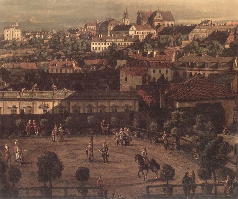 BELLOTTO, Bernardo View of Warsaw from the Royal Palace (detail) fh oil painting picture